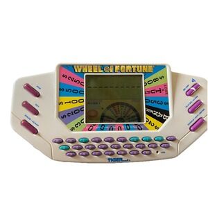 Vintage Tiger Electronics Wheel of Fortune Handheld Game Fun Family Working 1995
